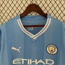 CAMISA MANCHESTER CITY - MANGA LONGA - CASA/ HOME - TORCEDOR - 23/24