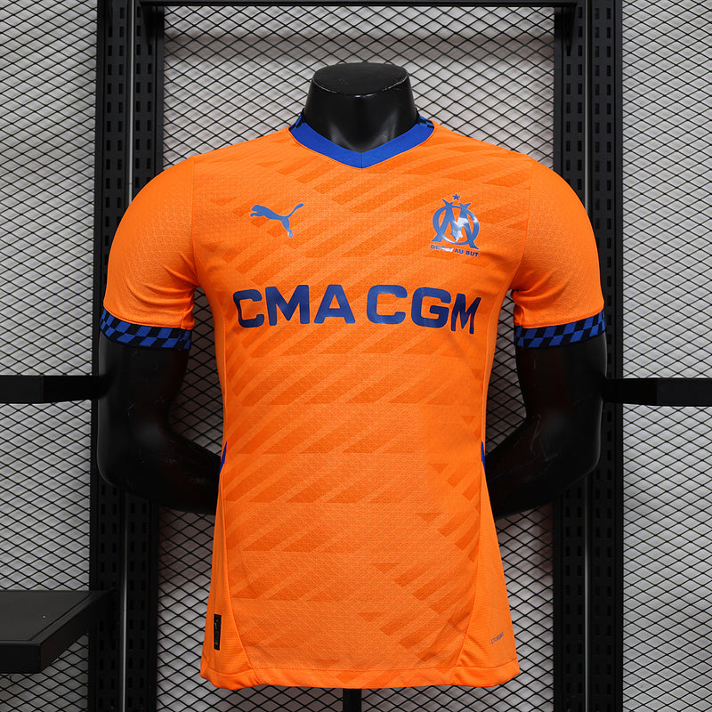 CAMISA OLIMPYQUE DE MARSEILLE - TERCEIRO/ THIRD - JOGADOR - 24/25
