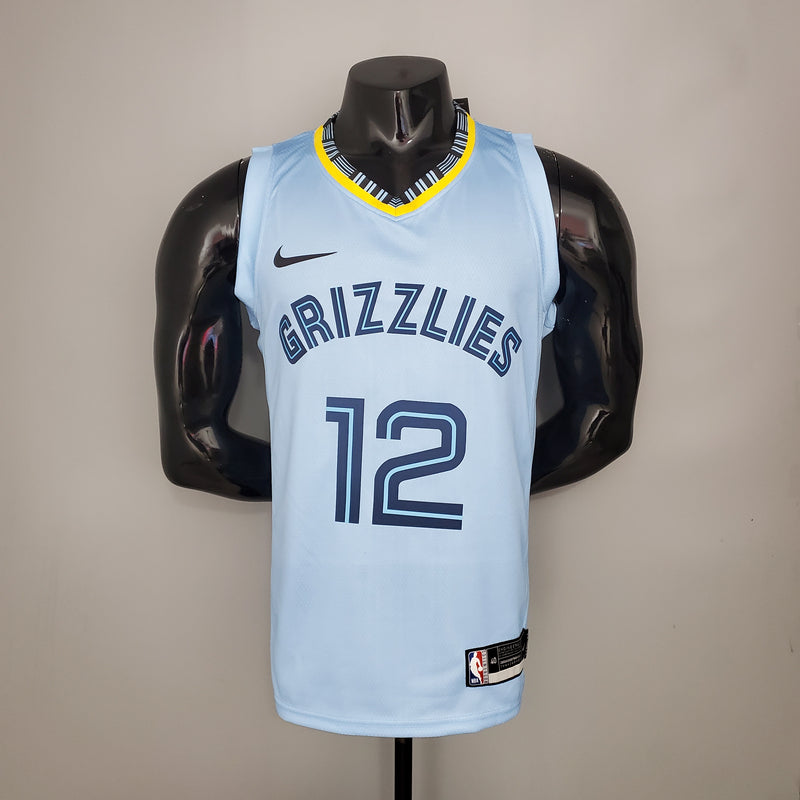 CAMISA MEMPHIS GRIZZLIES - AZUL CLARO  - #12 MORANT