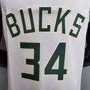 CAMISA MILWAUKEE BUCKS - BRANCA E VERDE 20/21 -