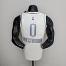 CAMISA OKLAHOMA CITY THUNDER - BRANCA COM NIKE BRILHANTE - CITY EDITION 75TH ANNIVERSARY - 2022