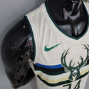 CAMISA MILWAUKEE BUCKS - BRANCA -