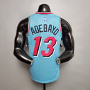 CAMISA MIAMI HEAT - AZUL E ROSA 20/21 -