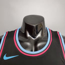 CAMISA MIAMI HEAT - PRETA 20/21 -