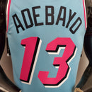 CAMISA MIAMI HEAT - AZUL E ROSA 20/21 -