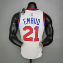 CAMISA PHILADELPHIA 76ERS - BRANCA LIMITADA 2021  -