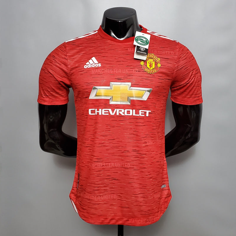 CAMISA MANCHESTER UNITED - CASA/ HOME - JOGADOR - 20/21