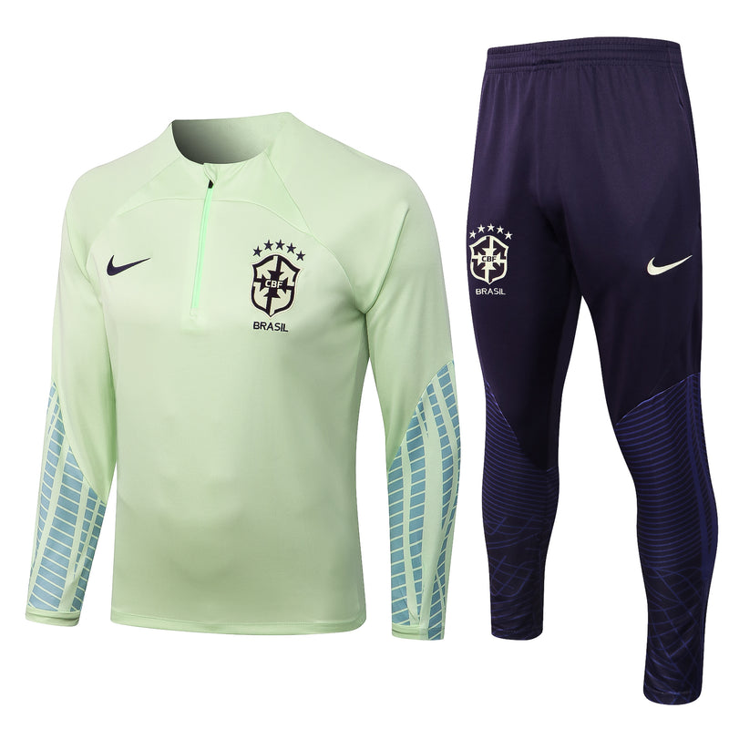 KIT PRÉ JOGO - BRASIL - VERDE CLARO COM AZUL