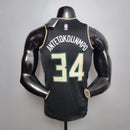 CAMISA MILWAUKEE BUCKS - PRETA - JORDAN VERSION-
