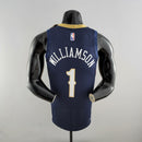 CAMISA NEW ORLEANS PELICANS - AZUL COM NIKE BRILHANTE - ICON EDITION 75TH ANNIVERSARY - 2021/ 2022