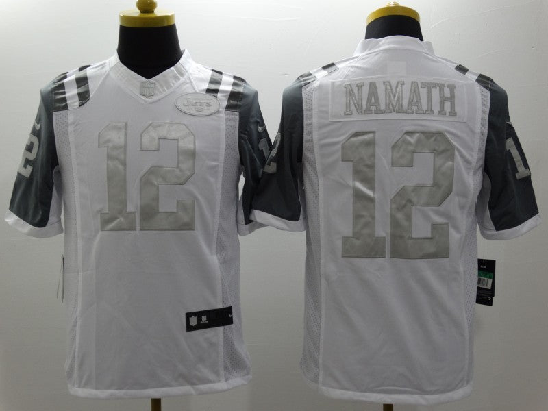 CAMISA NEW YORK JETS - NFL - BRANCO, PRETO E PRATA