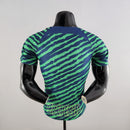 CAMISA BRASIL - CONCEITO VERDE E AZUL - JOGADOR - 22/ 23
