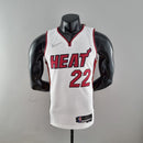 CAMISA MIAMI HEAT - ICON EDITION 75TH ANNIVERSARY - NIKE BRILHANTE - BRANCA  - 2021/ 2022