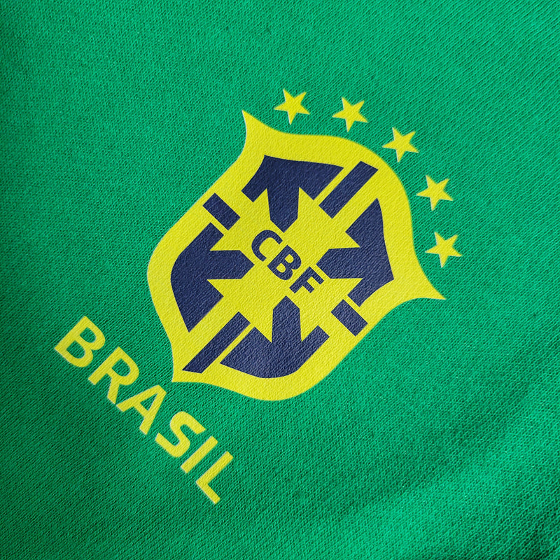 MOLETOM - BRASIL - VERDE COM AMARELO - 2022