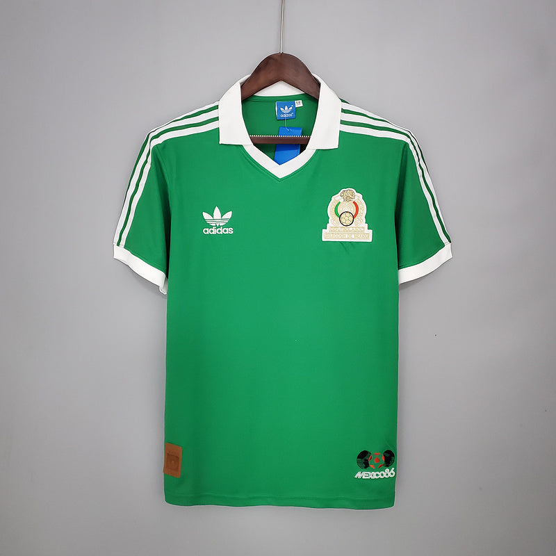 CAMISA MÉXICO - RETRÔ - TORCEDOR - 1986