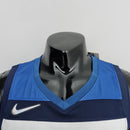 CAMISA MINNESOTA TIMBERWOLVES - AZUL COM NIKE BRILHANTE - CITY EDITION 75TH ANNIVERSARY - 2022