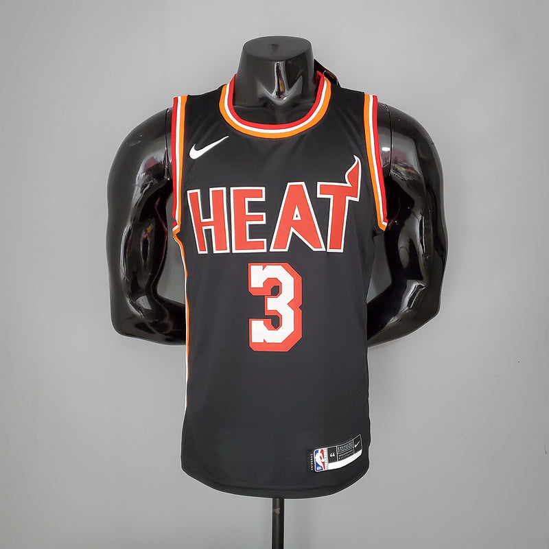 CAMISA MIAMI HEAT - PRETO E VERMELHO - EDIÇÃO 2021