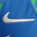 CAMISA MINNESOTA TIMBERWOLVES - AZUL COM NIKE BRILHANTE - CITY EDITION 75TH ANNIVERSARY - 2022