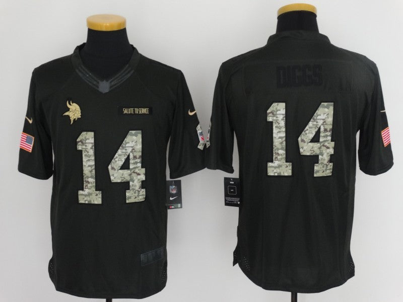 CAMISA MINNESOTA VIKINGS  - NFL - PRETO E BRANCO CAMUFLADO