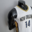 CAMISA NEW ORLEANS PELICANS - BRANCA COM NIKE BRILHANTE - ICON EDITION 75TH ANNIVERSARY - 2021/ 2022