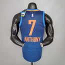 CAMISA OKLAHOMA CITY THUNDER - TEMPORADA 21/22 - AZUL LISTRADA