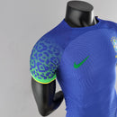 CAMISA BRASIL - FORA/ AWAY - COPA DO MUNDO AZUL - JOGADOR - 22/23