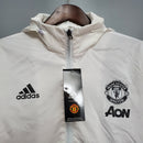 CORTA VENTO - MANCHESTER UNITED- BRANCO E PRETO