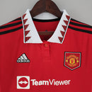 CAMISA MANCHESTER UNITED - CASA/ HOME - FEMININO - 22/ 23