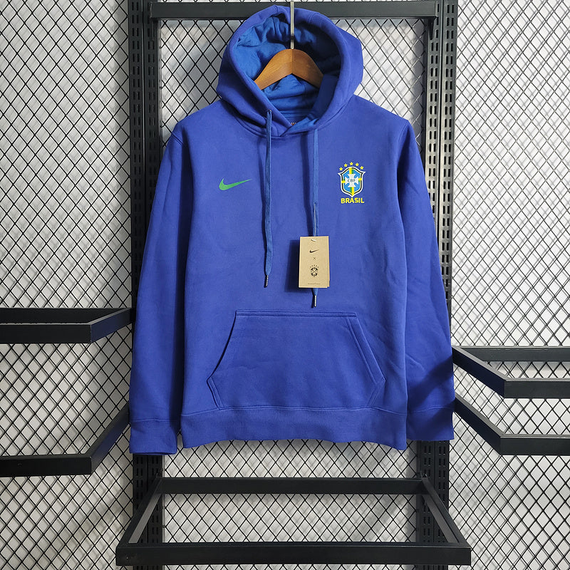 MOLETOM - BRASIL - AZUL COM VERDE - 2022