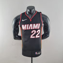CAMISA MIAMI HEAT - ICON EDITION 75TH ANNIVERSARY - NIKE BRILHANTE - PRETA - 2021/ 2022