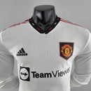 CAMISA MANCHESTER UNITED - MANGA LONGA -  FORA/ AWAY - JOGADOR 22/ 23