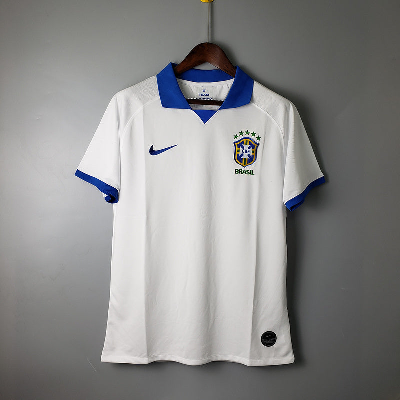 CAMISA BRASIL - FORA/ AWAY - BRANCA - TORCEDOR - 19/ 20