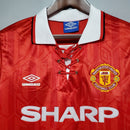 CAMISA MANCHESTER UNITED - RETRÔ - TORCEDOR - 1992