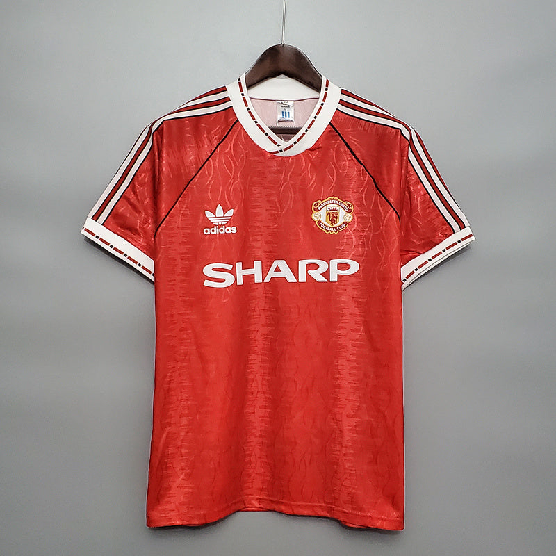 CAMISA MANCHESTER UNITED - RETRÔ - TORCEDOR - 1991