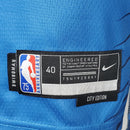 CAMISA MINNESOTA TIMBERWOLVES - AZUL COM NIKE BRILHANTE - CITY EDITION 75TH ANNIVERSARY - 2022