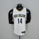 CAMISA NEW ORLEANS PELICANS - BRANCA COM NIKE BRILHANTE - ICON EDITION 75TH ANNIVERSARY - 2021/ 2022