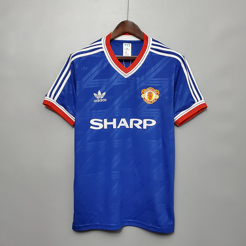 CAMISA MANCHESTER UNITED - RETRÔ - TORCEDOR - 1986