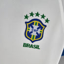 CAMISA  BRASIL - BRANCA COM AZUL - FEMININO - 2019