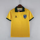 CAMISA BRASIL - RETRÔ - CASA/ HOME - TORCEDOR - 1988