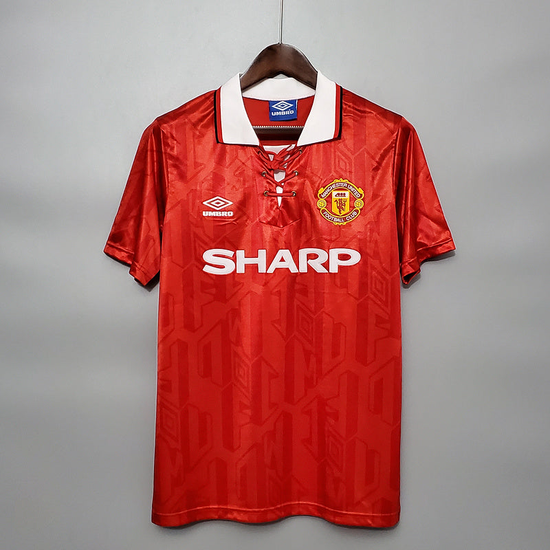 CAMISA MANCHESTER UNITED - RETRÔ - TORCEDOR - 1992