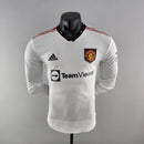 CAMISA MANCHESTER UNITED - MANGA LONGA -  FORA/ AWAY - JOGADOR 22/ 23