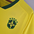 CAMISA BRASIL - CONCEITO AMARELA COM VERDE - TORCEDOR - 22/ 23