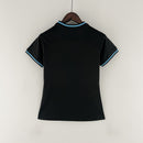 CAMISA  BRASIL - CONCEITO PRETA COM AZUL ESCURA - FEMININO - 22/ 23