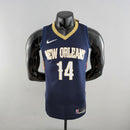 CAMISA NEW ORLEANS PELICANS - AZUL COM NIKE BRILHANTE - ICON EDITION 75TH ANNIVERSARY - 2021/ 2022