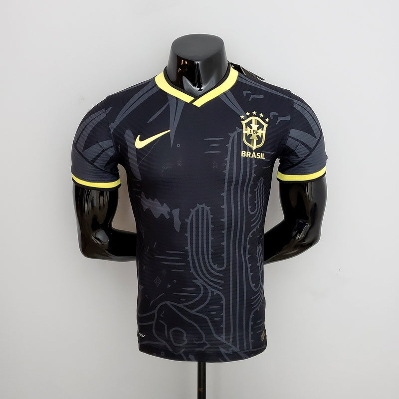 CAMISA BRASIL - CONCEITO ALL BLACK - JOGADOR - 22/ 23