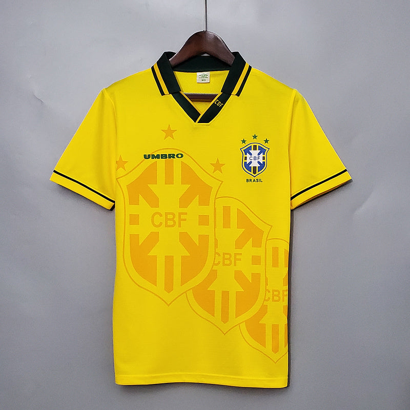 CAMISA BRASIL - RETRÔ - CASA/ HOME - TORCEDOR - 1993/ 1994