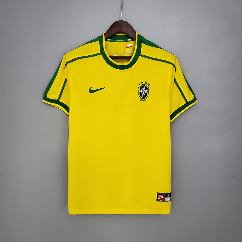 CAMISA BRASIL - RETRÔ - TORCEDOR - 1998