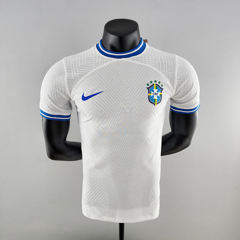 CAMISA BRASIL - BRANCA E AZUL - CONCEITO - JOGADOR - 22/23