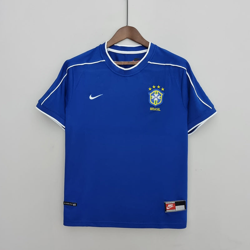 CAMISA BRASIL - RETRÔ - FORA/ AWAY - TORCEDOR - 1998