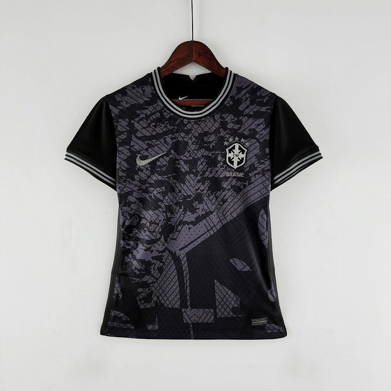 CAMISA  BRASIL - CONCEITO ALL BLACK - FEMININO - 22/ 23